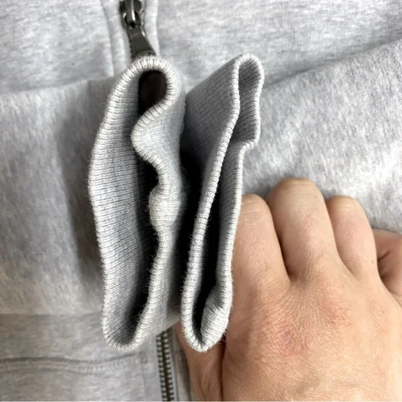 Champion Light Grey Zip Front Activewear Hoodie S - Picture 8 of 16